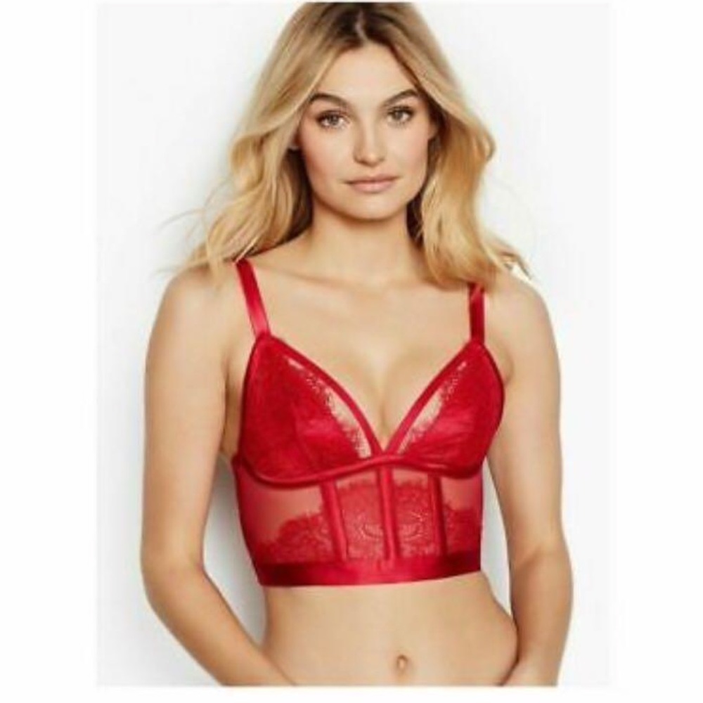 Victoria’s Secret Red Very Sexy Bustier Valentine’s L